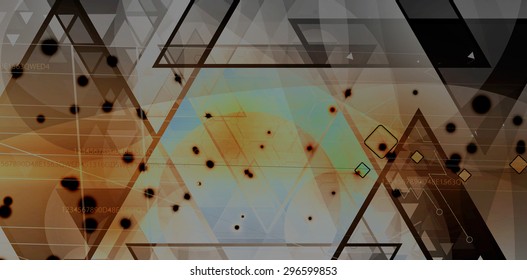 Abstract vector background. Futuristic technology style. Elegant background for business tech presentations.
