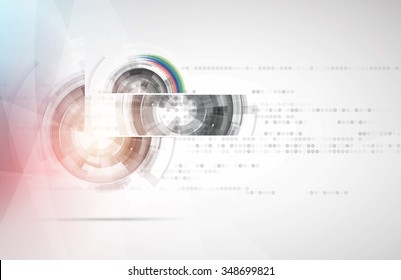 Abstract vector background. Futuristic technology style. Elegant background for business tech presentations.