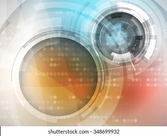 Abstract vector background. Futuristic technology style. Elegant background for business tech presentations.