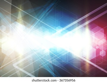 Abstract vector background. Futuristic technology style. Elegant background for business tech presentations.