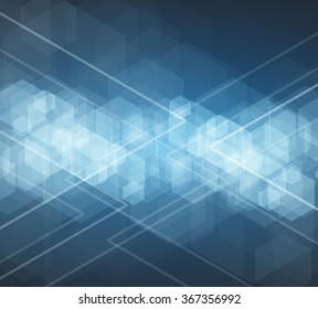 Abstract vector background. Futuristic technology style. Elegant background for business tech presentations.