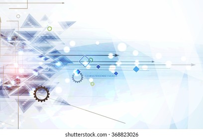 Abstract vector background. Futuristic technology style. Elegant background for business tech presentations.