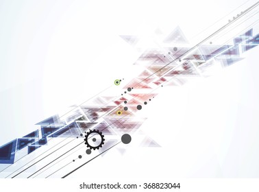 Abstract vector background. Futuristic technology style. Elegant background for business tech presentations.