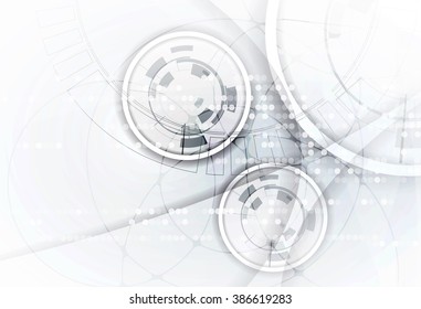 Abstract vector background. Futuristic technology style. Elegant background for business tech presentations.