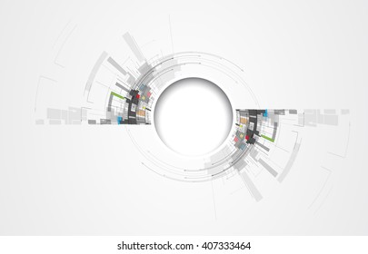 Abstract vector background. Futuristic technology style. Elegant background for business tech presentations.