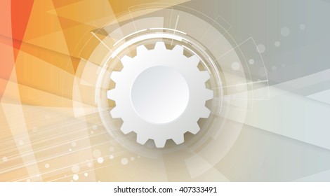 Abstract vector background. Futuristic technology style. Elegant background for business tech presentations.