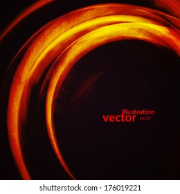 Abstract vector background, futuristic wavy illustration eps10.