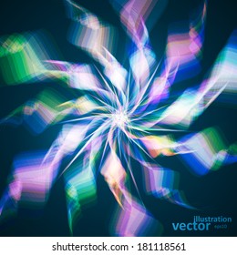 Abstract vector background, futuristic wavy illustration eps10.