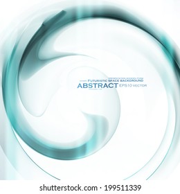 Abstract vector background, futuristic wavy illustration eps10
