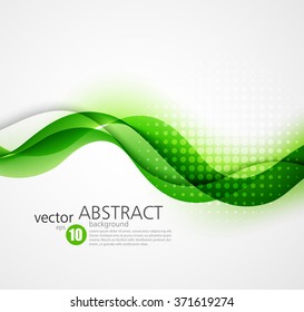 Abstract vector background, futuristic wavy illustration eps10