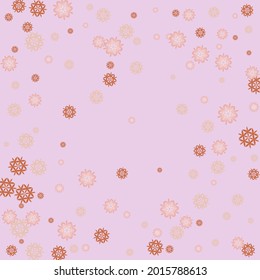 Abstract vector background gentle pink geometric design