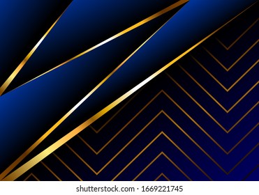  Fondo del vector abstracto. Geometric Gold Lines - Diseño creativo e inspirador.