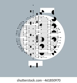 Resumen de fondo vectorial, ilustración geométrica.