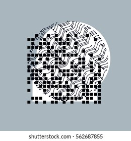 Abstract vector background, geometric illustration.