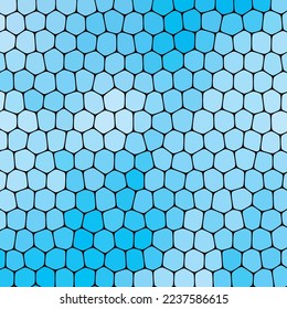 Abstract vector background. Geometric image. Blue Pebbles.