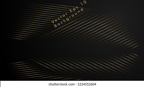Abstract vector background. Geometric Lines - Creative and Inspiration Design . Gold Color
