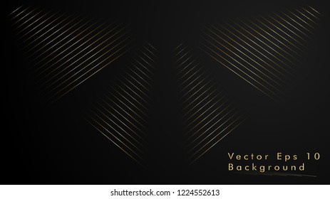 Abstract vector background. Geometric Lines - Creative and Inspiration Design . Gold Color