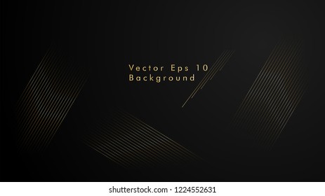 Abstract vector background. Geometric Lines - Creative and Inspiration Design . Gold Color