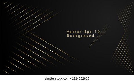 Abstract vector background. Geometric Lines - Creative and Inspiration Design . Gold Color