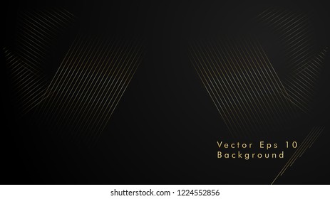 Abstract vector background. Geometric Lines - Creative and Inspiration Design . Gold Color