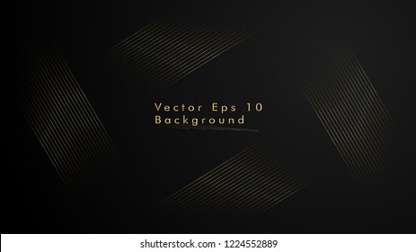 Abstract vector background. Geometric Lines - Creative and Inspiration Design . Gold Color