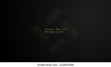 Abstract vector background. Geometric Lines - Creative and Inspiration Design . Gold Color