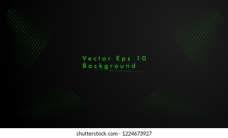 Abstract vector background. Geometric Lines - Creative and Inspiration Design . Green color