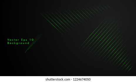 Abstract vector background. Geometric Lines - Creative and Inspiration Design . Green color
