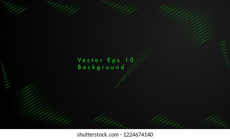 Abstract vector background. Geometric Lines - Creative and Inspiration Design . Green color
