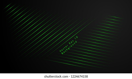 Abstract vector background. Geometric Lines - Creative and Inspiration Design . Green color