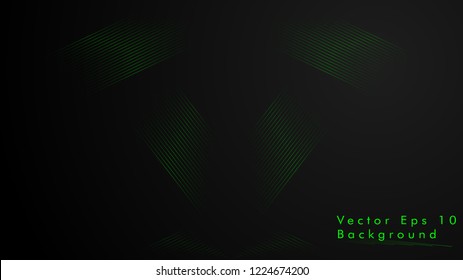 Abstract vector background. Geometric Lines - Creative and Inspiration Design . Green color