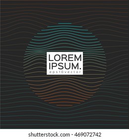 Abstract vector background. Geometric Lines - Vector template for poster,banner,cover etc.