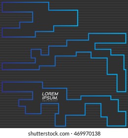 Abstract vector background. Geometric Lines - Vector template for poster,banner,cover etc.