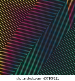 Abstract Vector Background. Geometric Lines - Creative and Inspiration Design