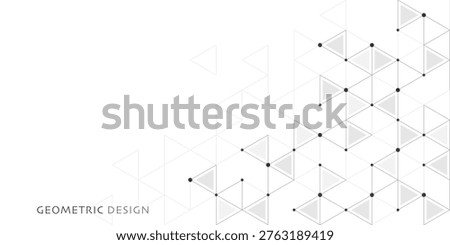 Abstract vector background with a geometric pattern of triangle shapes. Graphic design element 