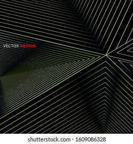 Abstract vector background of geometric and radiant lines. New texture for your design.