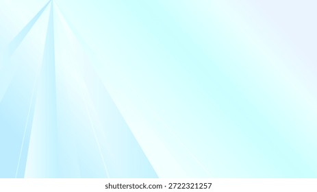 Fondo de Vector Abstractas con rayos geométricos de color blanco nácar iridiscente. Gradiente pastel ligero, diseño minimalista moderno limpio. Fondo de Anuncio, espacio de copia, Plantilla HD Horizontal vacía.