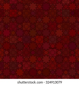Abstract vector background Geometric Seamless pattern Maroon color
