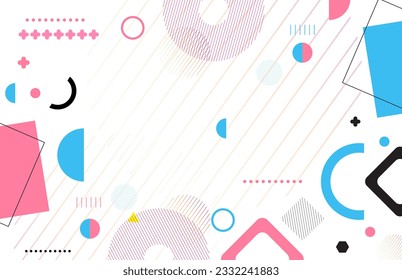Abstract vector background with geometric shapes element. Can be use for book covers, landing pages, flyers, magazines cover page, brandings, banners design, presentations backgrounds	