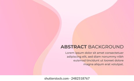 Abstract vector background with geometric shapes in pink color