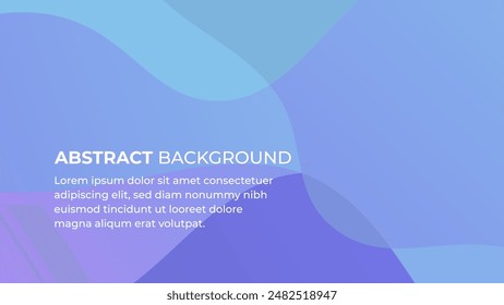 Abstract vector background with geometric shapes in blue color