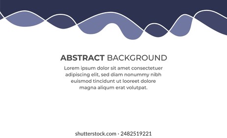 Abstract vector background with geometric shapes in navy color