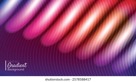 Abstract Vector Background with Geometric Shapes and Dynamic Lines