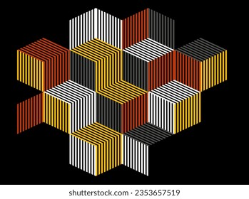 Abstract vector background, geometric wallpaper dynamic art, artistic pattern composition, creative abstraction.