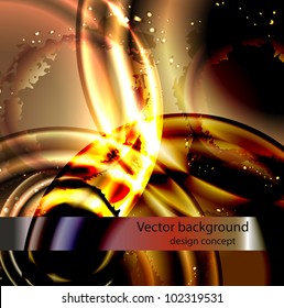 abstract vector background with a geometrical ornament