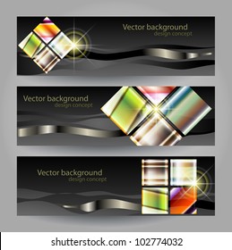 abstract vector background with a geometrical ornament