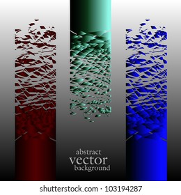 abstract vector background with a geometrical ornament
