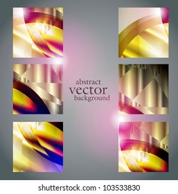 abstract vector background with a geometrical ornament