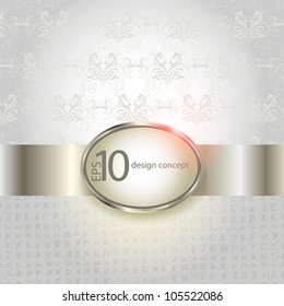 abstract vector background with a geometrical ornament