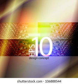 abstract vector background with a geometrical ornament